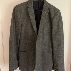 H&M Lambswool Charcoal Blazer (42R)